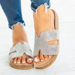 Soho Girls Newest Arrivals Glam Cutout Comfy Cork Slides 12 Soho Girls Newest Arrivals Glam Cutout Comfy Cork Slides