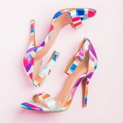 Anne Michelle Glam Patterned High Heels 6 Anne Michelle Glam Patterned High Heels