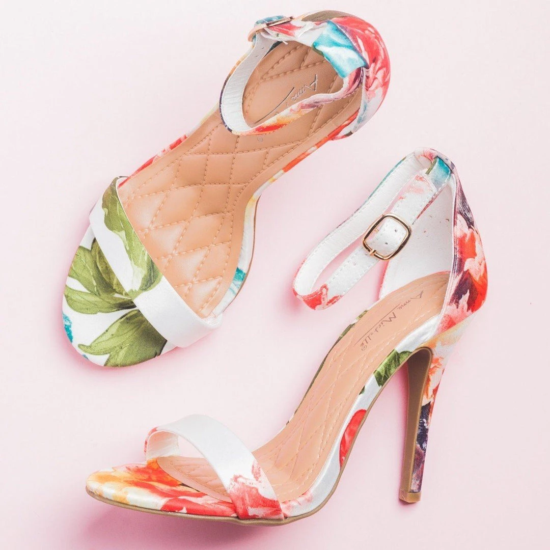 Anne Michelle Glam Patterned High Heels 4 Anne Michelle Glam Patterned High Heels