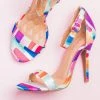 Anne Michelle Glam Patterned High Heels