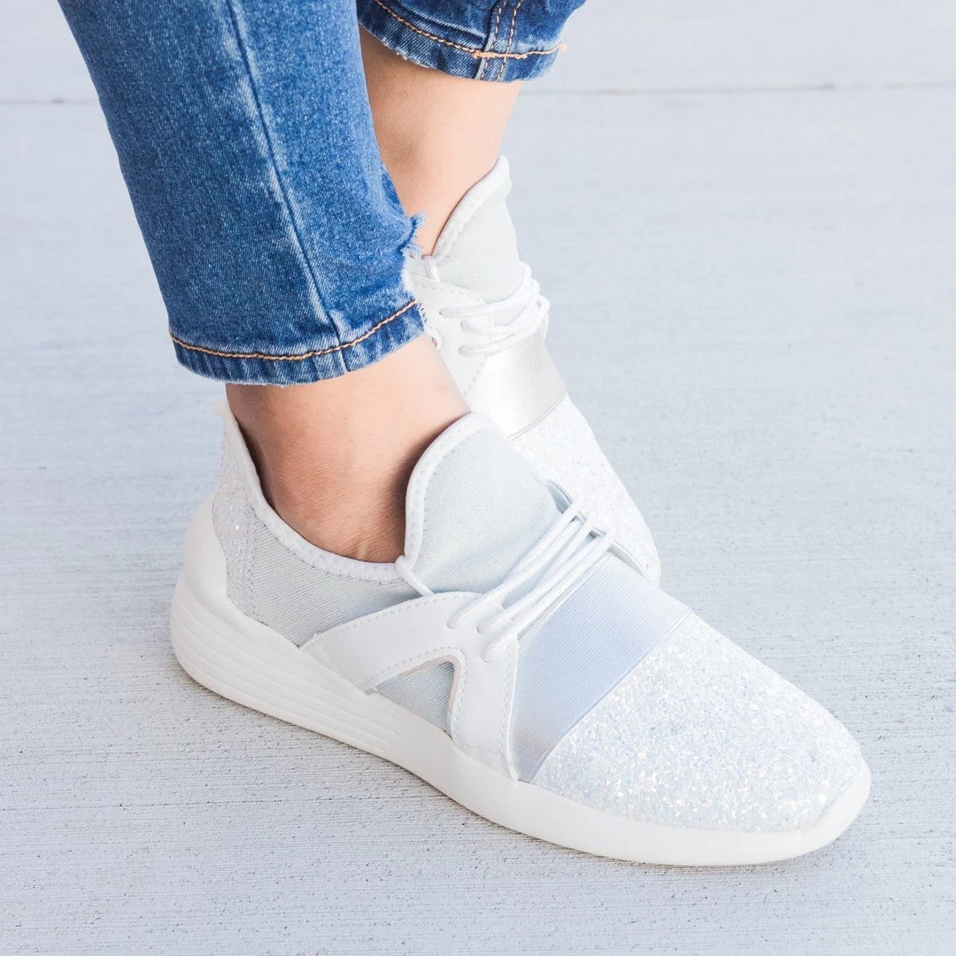 Forever Glitter Athletic Sneakers 5 Forever Glitter Athletic Sneakers
