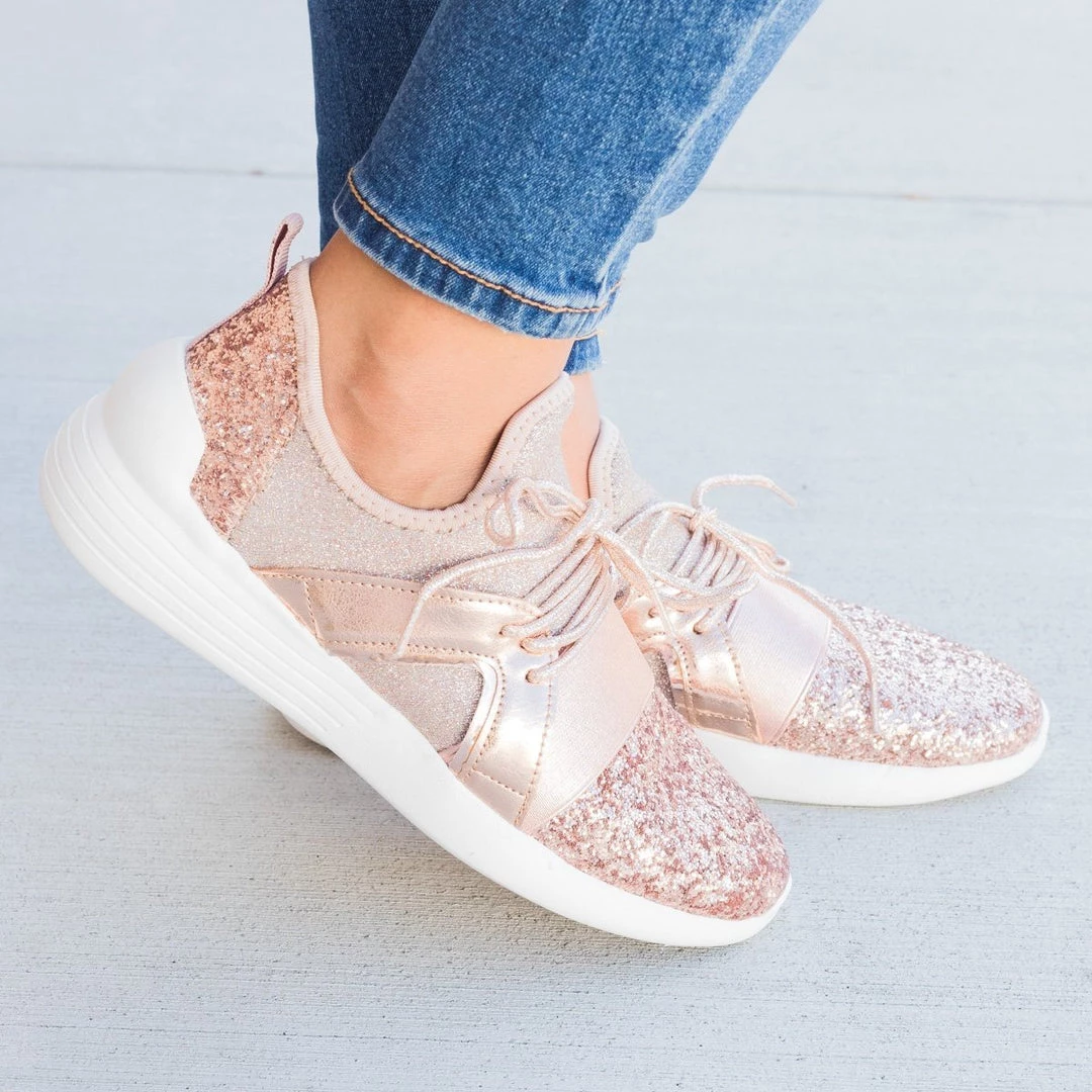 Forever Glitter Athletic Sneakers 7 Forever Glitter Athletic Sneakers