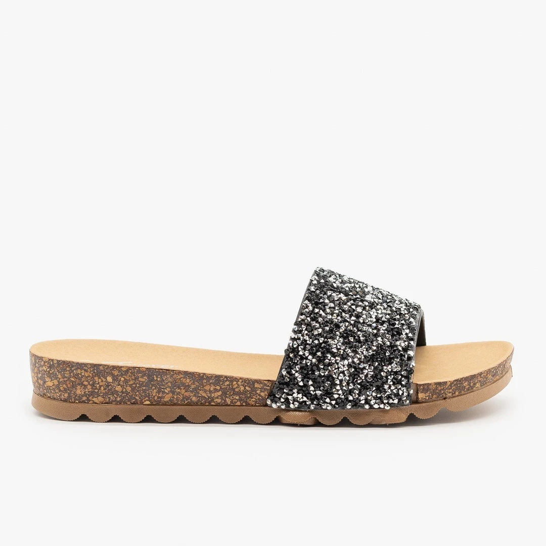 Forever Glitter Cork Slides Newest Arrivals 9 Forever Glitter Cork Slides Newest Arrivals