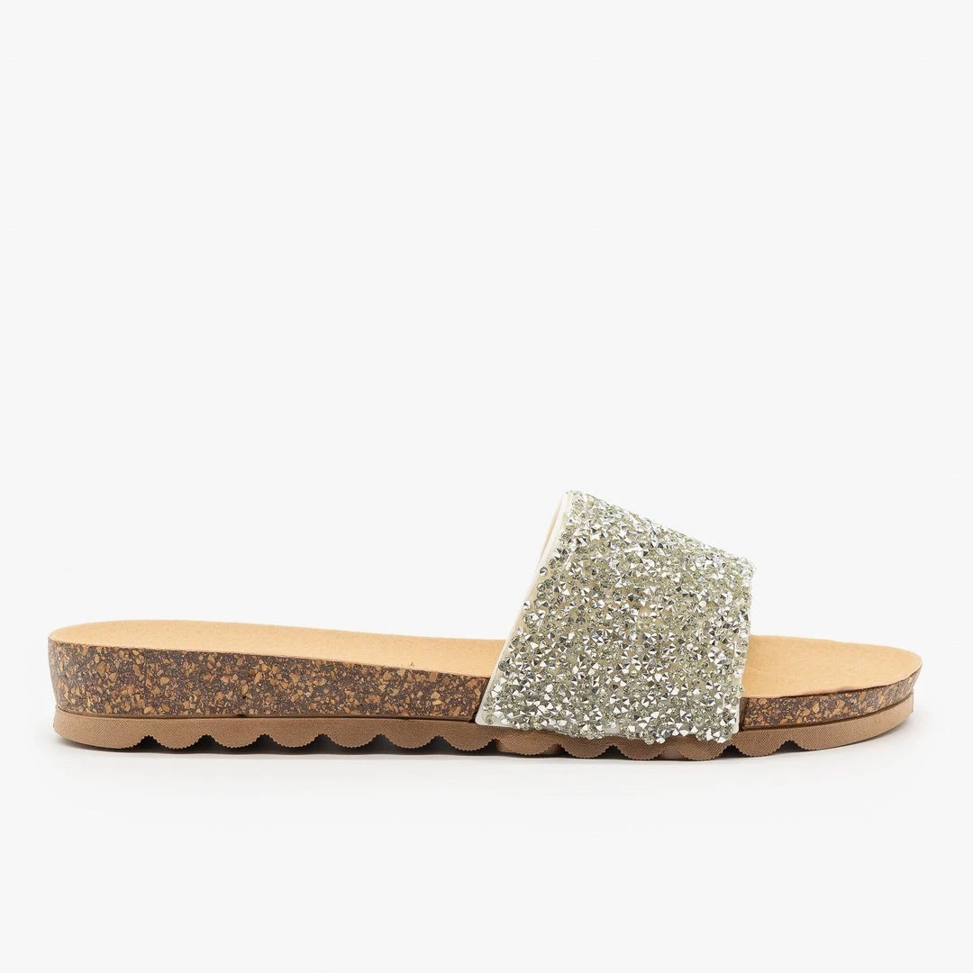 Forever Glitter Cork Slides Newest Arrivals 6 Forever Glitter Cork Slides Newest Arrivals