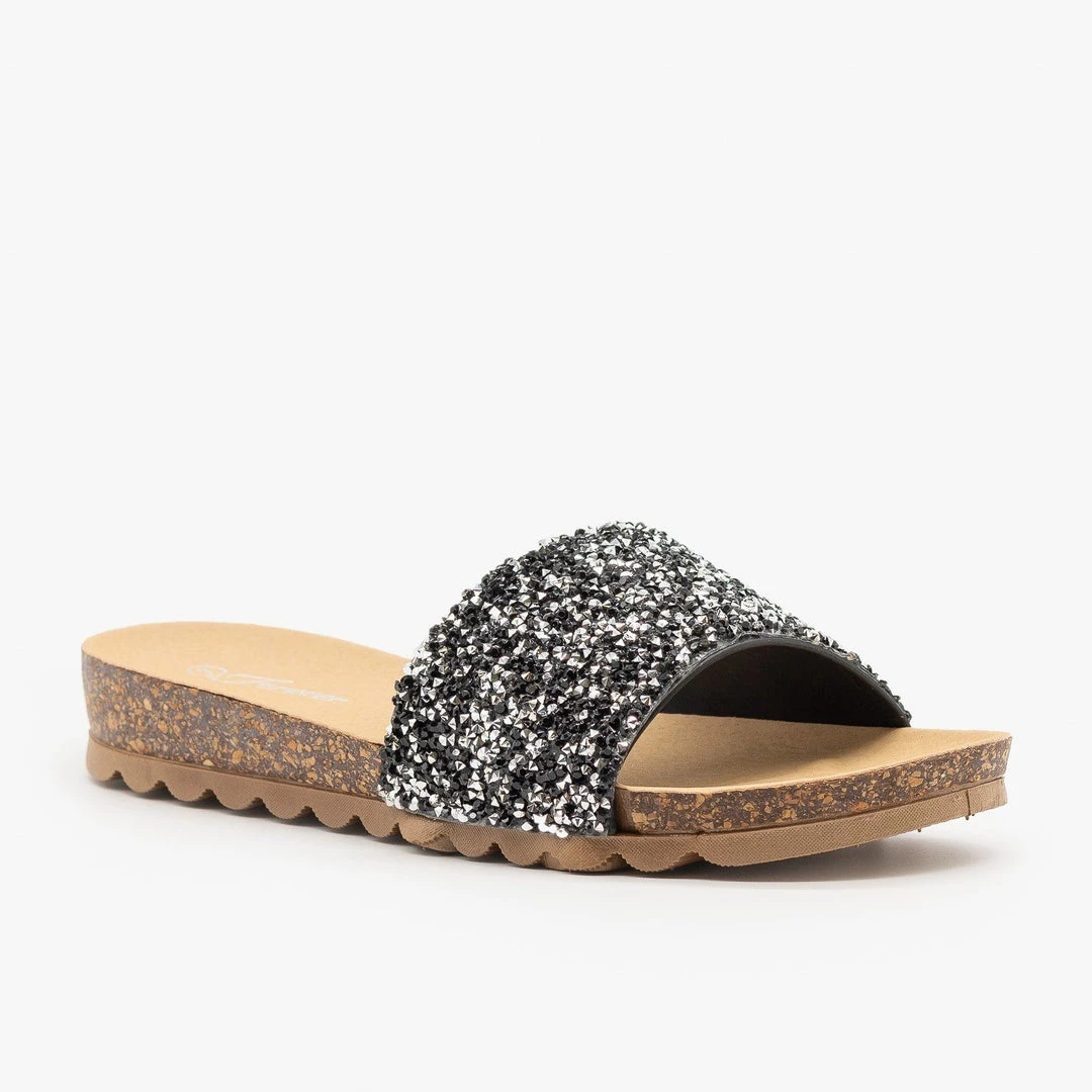 Forever Glitter Cork Slides Newest Arrivals 7 Forever Glitter Cork Slides Newest Arrivals