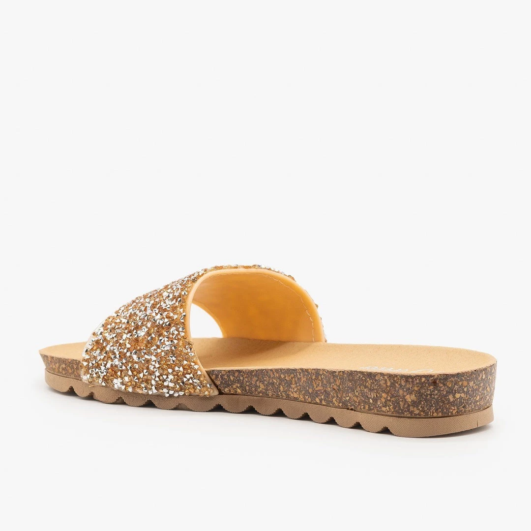 Forever Glitter Cork Slides Newest Arrivals 2 Forever Glitter Cork Slides Newest Arrivals