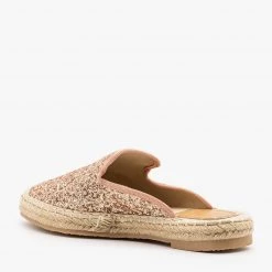 Bella Marie Glitter Espadrille Mules 8 Bella Marie Glitter Espadrille Mules