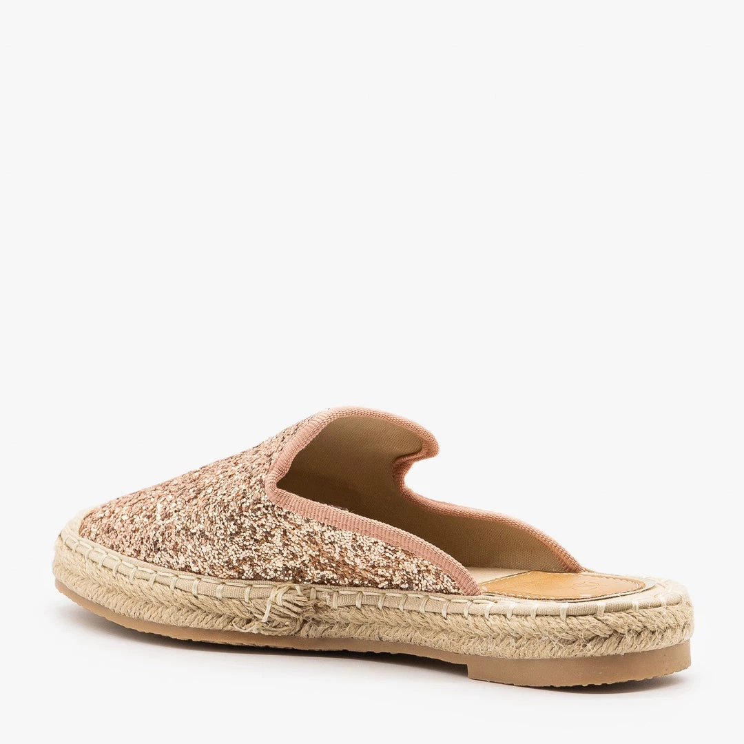 Bella Marie Glitter Espadrille Mules 3 Bella Marie Glitter Espadrille Mules