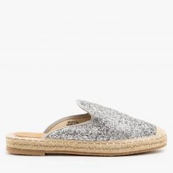 Bella Marie Glitter Espadrille Mules 9 Bella Marie Glitter Espadrille Mules