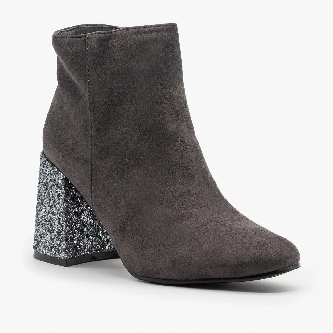 Nature Breeze Glitter Heel Booties Newest Arrivals 7 Nature Breeze Glitter Heel Booties Newest Arrivals