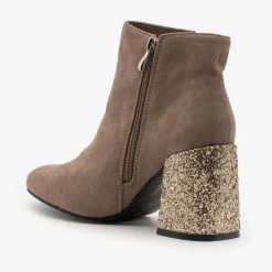 Nature Breeze Glitter Heel Booties Newest Arrivals 13 Nature Breeze Glitter Heel Booties Newest Arrivals