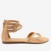 Anna Shoes Newest Arrivals Glittery Cuffed Ankle Sandals