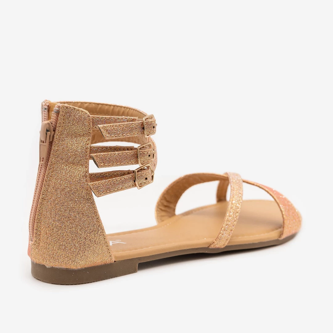 Anna Shoes Newest Arrivals Glittery Cuffed Ankle Sandals 3 Anna Shoes Newest Arrivals Glittery Cuffed Ankle Sandals