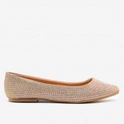 Bamboo Shoes Glitzy Almond Toe Flats