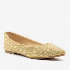 Bamboo Shoes Glitzy Almond Toe Flats 17 Bamboo Shoes Glitzy Almond Toe Flats