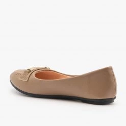 Forever Newest Arrivals Gold Bracket Accented Flats