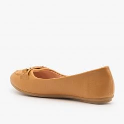 Forever Newest Arrivals Gold Bracket Accented Flats