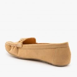 Wild Diva Shoes Gold Buckle Loafers Newest Arrivals