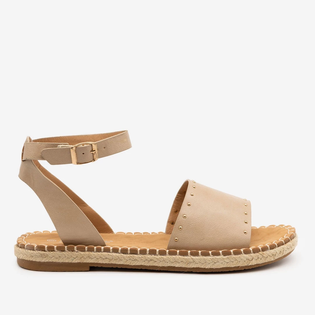 Forever Gold Espadrille Trim Sandals 7 Forever Gold Espadrille Trim Sandals