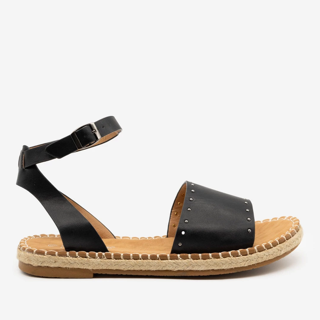 Forever Gold Espadrille Trim Sandals 2 Forever Gold Espadrille Trim Sandals