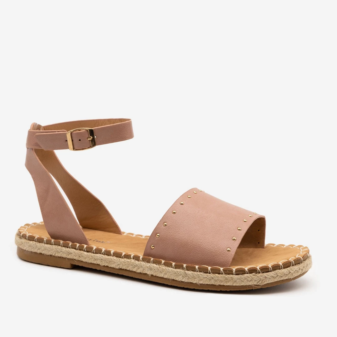 Forever Gold Espadrille Trim Sandals 1 Forever Gold Espadrille Trim Sandals