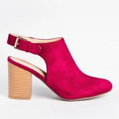 Refresh Newest Arrivals Gorgeous Ankle Strap Mule Heels