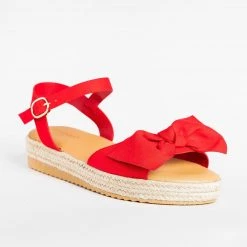 Bamboo Shoes Gorgeous Bow Espadrille Sandals