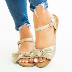 Bamboo Shoes Newest Arrivals Gorgeous Bow Tie Summer Sandals