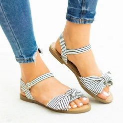 Bamboo Shoes Newest Arrivals Gorgeous Bow Tie Summer Sandals