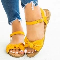 Bamboo Shoes Newest Arrivals Gorgeous Bow Tie Summer Sandals