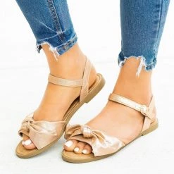 Bamboo Shoes Newest Arrivals Gorgeous Bow Tie Summer Sandals