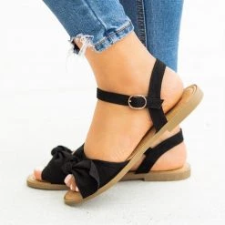 Bamboo Shoes Newest Arrivals Gorgeous Bow Tie Summer Sandals
