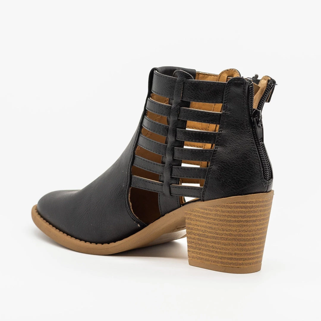Qupid Shoes Newest Arrivals Gorgeous Caged Ankle Booties 4 Qupid Shoes Newest Arrivals Gorgeous Caged Ankle Booties