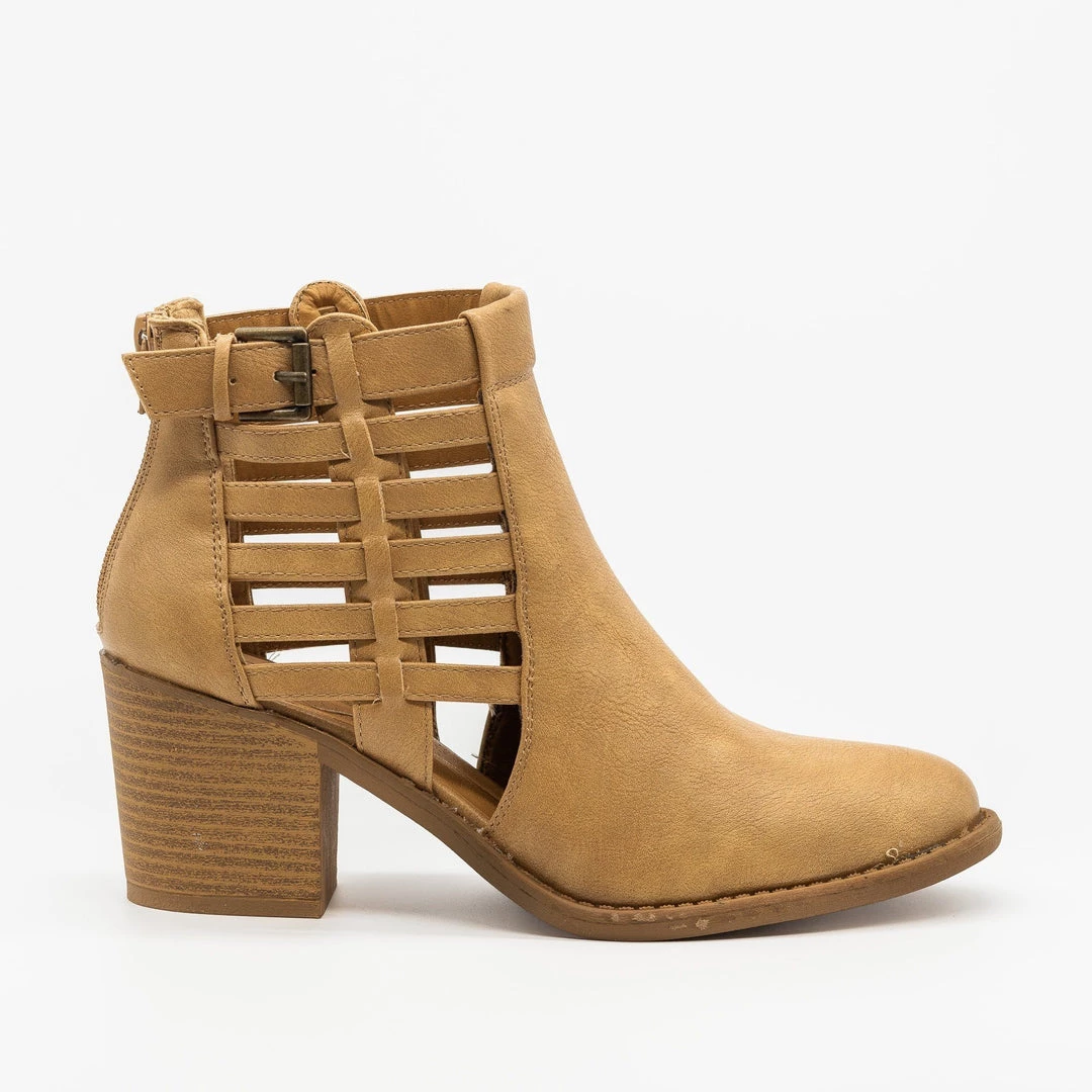 Qupid Shoes Newest Arrivals Gorgeous Caged Ankle Booties 2 Qupid Shoes Newest Arrivals Gorgeous Caged Ankle Booties