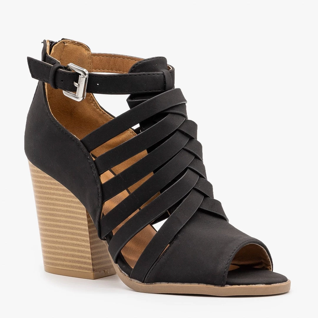 Qupid Shoes Newest Arrivals Gorgeous Chunky Heel Sandals 5 Qupid Shoes Newest Arrivals Gorgeous Chunky Heel Sandals