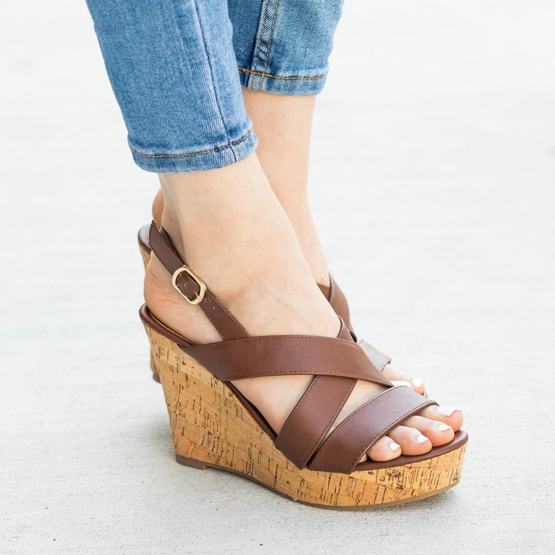 Fashion Focus Gorgeous Criss Cross Cork Wedges Newest Arrivals 5 Fashion Focus Gorgeous Criss Cross Cork Wedges Newest Arrivals
