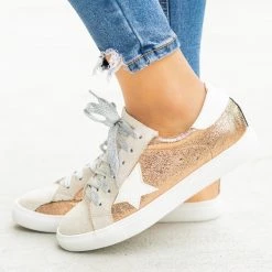 Nature Breeze Gorgeous Glitter Fashion Sneakers FINAL SALE Newest Arrivals