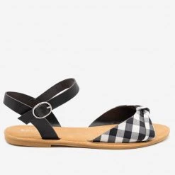 Bamboo Shoes Newest Arrivals Gorgeous Knotted Printed Sandals