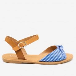 Bamboo Shoes Newest Arrivals Gorgeous Knotted Printed Sandals