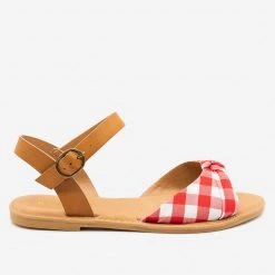 Bamboo Shoes Newest Arrivals Gorgeous Knotted Printed Sandals