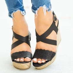 Bamboo Shoes Newest Arrivals Gorgeous Laser Cut Basketweave Wedges 8 Bamboo Shoes Newest Arrivals Gorgeous Laser Cut Basketweave Wedges