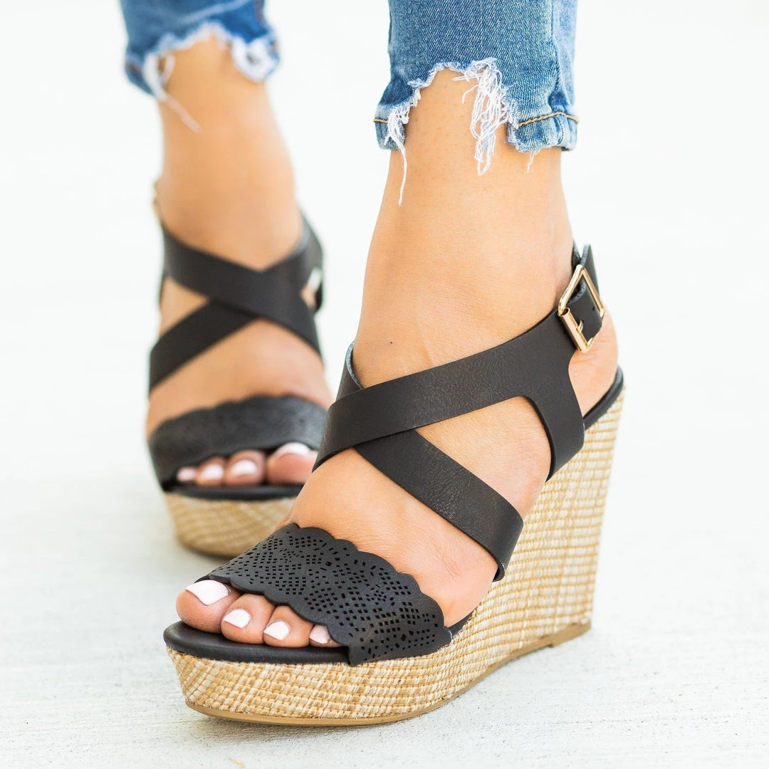 Bamboo Shoes Newest Arrivals Gorgeous Laser Cut Basketweave Wedges 6 Bamboo Shoes Newest Arrivals Gorgeous Laser Cut Basketweave Wedges