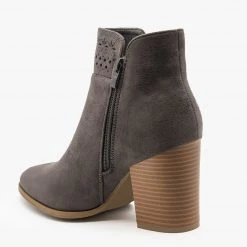 Refresh Gorgeous Laser Cut Fringe Booties Newest Arrivals