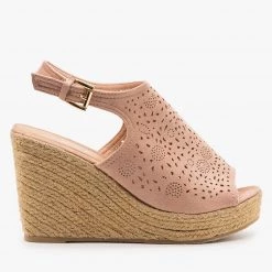 Refresh Gorgeous Laser Cut Open-Toe Espadrille Wedges Newest Arrivals 24 Refresh Gorgeous Laser Cut Open-Toe Espadrille Wedges Newest Arrivals