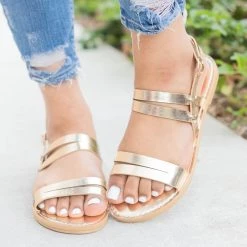 Bamboo Gorgeous Multi-Strap Sandals