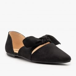 AMS Shoes Gorgeous Pointed Toe Bow Flats 28 AMS Shoes Gorgeous Pointed Toe Bow Flats