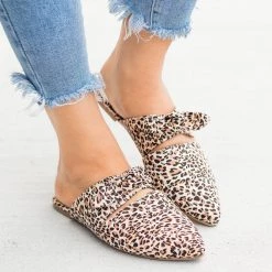 Qupid Shoes Gorgeous Printed Bow Mule Flats 15 Qupid Shoes Gorgeous Printed Bow Mule Flats