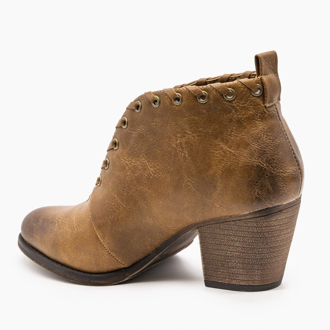 Mata Newest Arrivals Grommet Laced Fashion Booties FINAL SALE 5 Mata Newest Arrivals Grommet Laced Fashion Booties FINAL SALE