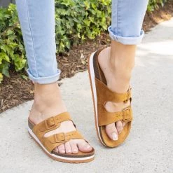 Mata Newest Arrivals Heatwave Double Buckle Slides