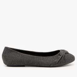 Refresh Heather Gray Ballet Flats
